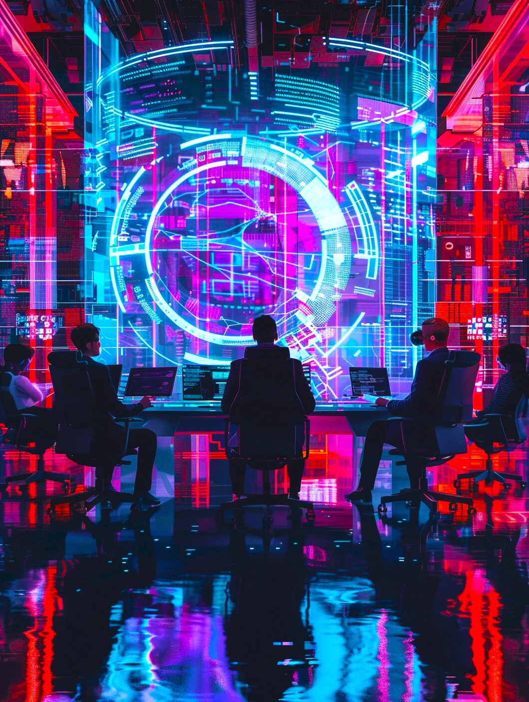 IVONU technology team working on digital solutions